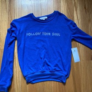 Crew neck sweatshirt